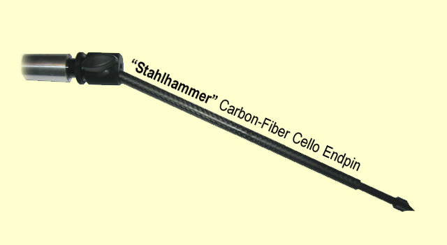 New Exchangable Stahlhammer Carbon Fiber  Cello Endpin End Pin Long 